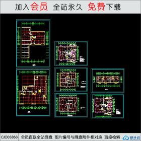 CAD03863商住楼2CAD