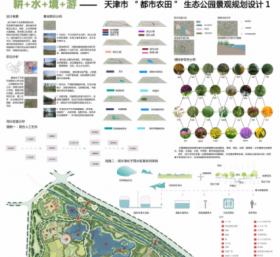 耕+水+境+游——天津“都市农田”生态公园景观规划设计