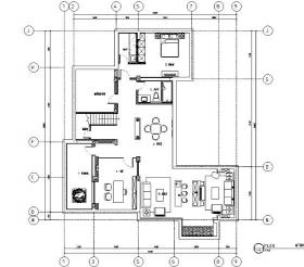 湖玺两层别墅样板房室内空间设计施工图（附效果图）