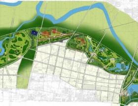 [陕西]某河岸生态绿化景观概念性规划