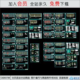 CAD03796住宅结构图CAD