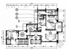 [福建]欧式顶级至尊三居室豪宅室内装修施工图（含效果）