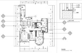 [江苏]现代简约锦绣半岛居住区室内施工图设计（CAD+实景...