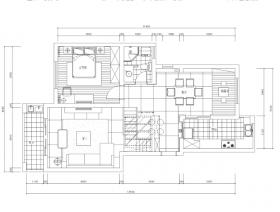 150平复式加跃层公寓装修施工图+效果图