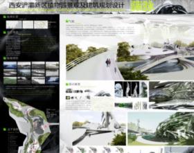 西安浐灞新区植物园景观及建筑规划设计