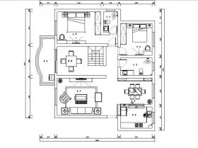 现代简约风流动光影主题别墅设计施工图（附效果图）